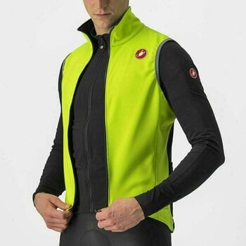 Kerékpár kabát, mellény Castelli Perfetto RoS 2 Vest Electric Lime L Mellény - 5