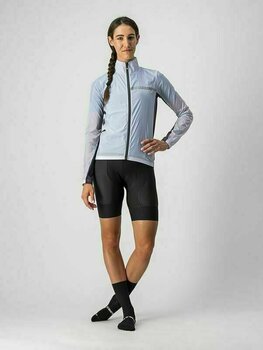 Cycling Jacket, Vest Castelli Squadra Stretch W Jacket Silver Gray/Dark Gray XS Jacket - 6