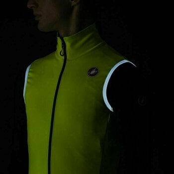 Casaco de ciclismo, colete Castelli Perfetto RoS 2 Colete Electric Lime 3XL - 9