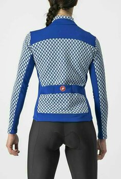 Biciklistička jakna, prsluk Castelli Sfida 2 Jersey FZ Sodalite Blue/Sterling Blue S Dres - 2