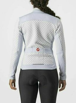 Cycling Jacket, Vest Castelli Sfida 2 Jersey FZ Silver Gray/White M Jersey - 2