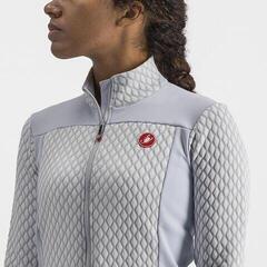 Fietsshirt Castelli Sfida 2 FZ Silver Gray/White - 5