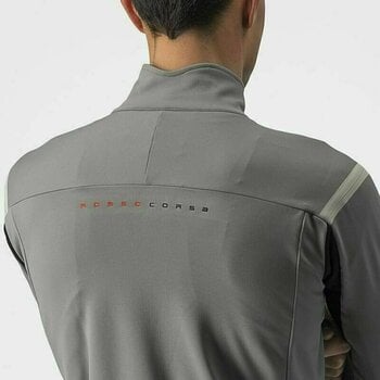 Kolesarska jakna, Vest Castelli Perfetto RoS 2 Jacket Nickel Gray/Travertine Gray M Jakna - 4