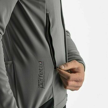 Fietsjack, vest Castelli Perfetto RoS 2 Jacket Nickel Gray/Travertine Gray M Jasje - 5