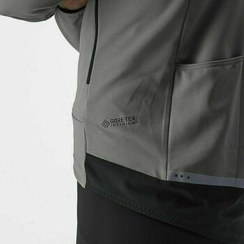 Fietsjack, vest Castelli Perfetto RoS 2 Jacket Nickel Gray/Travertine Gray M Jasje - 6