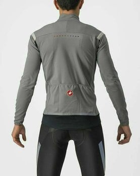 Kolesarska jakna, Vest Castelli Perfetto RoS 2 Jacket Nickel Gray/Travertine Gray 2XL Jakna - 2