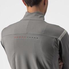 Fahrrad Jacke, Weste Castelli Perfetto RoS 2 Nickel Gray/Travertine Gray - 3