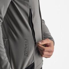 Fahrrad Jacke, Weste Castelli Perfetto RoS 2 Nickel Gray/Travertine Gray - 4