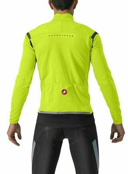 Fietsjack, vest Castelli Perfetto RoS 2 Jacket Electric Lime/Dark Gray M Jasje - 2