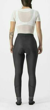 Kolesarske hlače Castelli Velocissima Thermal Tight Black/Black Reflex XS Kolesarske hlače - 2