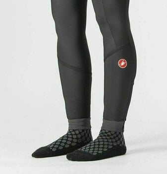 Cuissard et pantalon Castelli Velocissima Thermal Tight Black/Black Reflex XS Cuissard et pantalon - 5