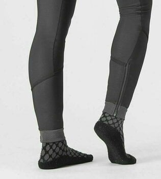 Cuissard et pantalon Castelli Velocissima Thermal Tight Black/Black Reflex S Cuissard et pantalon - 4
