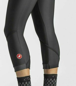 Kolesarske hlače Castelli Velocissima Thermal Knicker Black/Black Reflex M Kolesarske hlače - 4