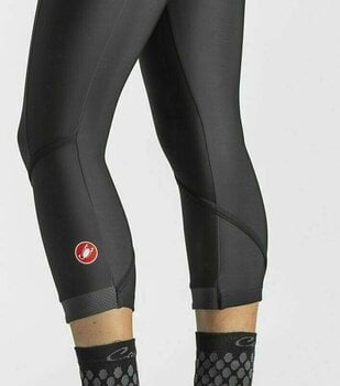 Kolesarske hlače Castelli Velocissima Thermal Knicker Black/Black Reflex XL Kolesarske hlače - 4
