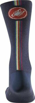 Kolesarske nogavice Castelli Racing Stripe 18 Sock Savile Blue S/M Kolesarske nogavice - 2