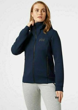 Outdoorhoodie Helly Hansen W HP Ocean Sweat Navy Melange L Outdoorhoodie - 3