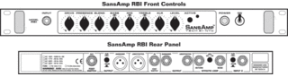 Pre-amp/Rack Amplifier Tech 21 SansAmp RBI Pre-amp/Rack Amplifier - 2
