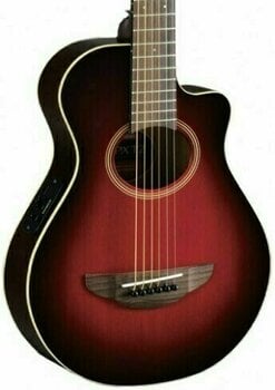Electro-acoustic guitar Yamaha APX T2 Dark Red - 2