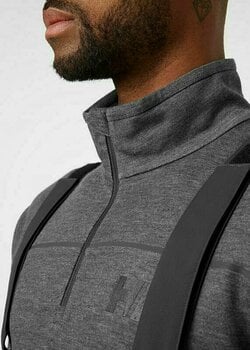 Hanorac cu gluga Helly Hansen HP 1/2 Zip Hanorac cu gluga Ebony Melange 2XL - 6