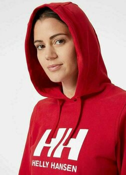 Mikina Helly Hansen Women's HH Logo Mikina Red L - 6