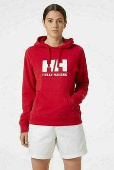 Majica s kapuljačom Helly Hansen Women's HH Logo Majica s kapuljačom Red M - 3