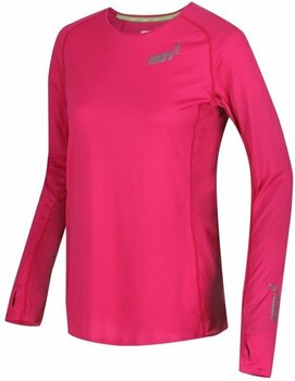 Löpar-t-shirt med långa ärmar Inov-8 Base Elite Long Sleeve Base Layer Women's 3.0 Pink 36 Löpar-t-shirt med långa ärmar - 3