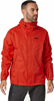 Outdoor Jacket Helly Hansen Men's Loke Shell Hiking Jacket Red M Outdoor Jacket - 3