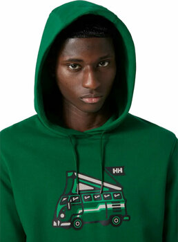 Casaco com capuz para exterior Helly Hansen Men's F2F Organic Cotton Malachite 2XL Casaco com capuz para exterior - 5