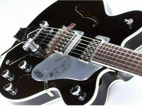 Félakusztikus - jazz-gitár Gretsch G6137TCB Panther Black - 3