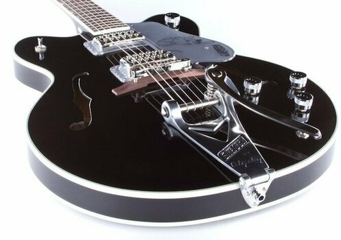 Halvakustisk guitar Gretsch G6137TCB Panther Black - 4