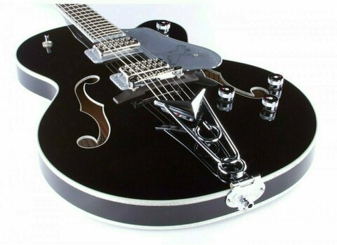 Halvakustisk guitar Gretsch G6139CB Falcon Black - 3