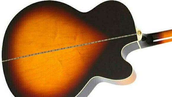 Elektroakustická kytara Jumbo Epiphone EJ-200SCE LH Vintage Sunburst - 2
