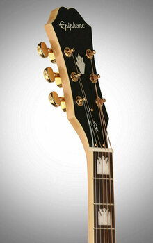 Elektroakustická kytara Jumbo Epiphone EJ200CE Left Handed Natural - 2