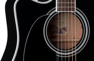 Elektroakusztikus gitár Takamine EF341SC-LH Black Elektroakusztikus gitár - 2
