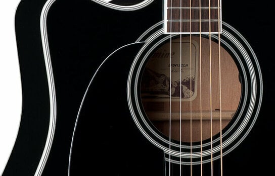 Elektroakusztikus gitár Takamine EF341SC-LH Black - 3