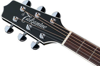 Elektroakusztikus gitár Takamine EF341SC-LH Black Elektroakusztikus gitár - 3