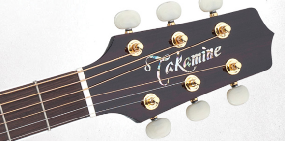 Dreadnought elektro-akoestische gitaar Takamine JJ325SRC Gloss Red Finish - 3