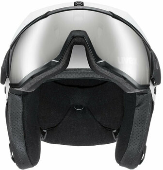 Ski Helmet UVEX Instinct Visor White Mat 53-56 cm Ski Helmet - 4