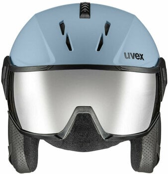 Lyžařská helma UVEX Instinct Visor Glacier/Black Mat 59-61 cm Lyžařská helma - 2
