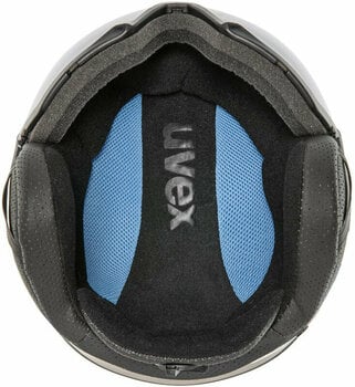 Lyžařská helma UVEX Instinct Visor Glacier/Black Mat 59-61 cm Lyžařská helma - 6