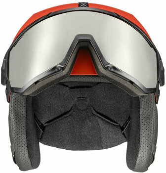 Ski Helmet UVEX Instinct Visor Fierce Red/Black Mat 56-58 cm Ski Helmet - 3