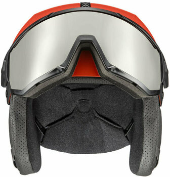 Skihelm UVEX Instinct Visor Fierce Red/Black Mat 59-61 cm Skihelm - 3