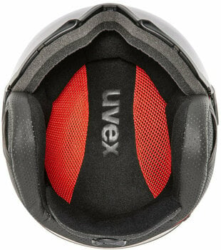 Casco de esquí UVEX Instinct Visor Fierce Red/Black Mat 59-61 cm Casco de esquí - 6