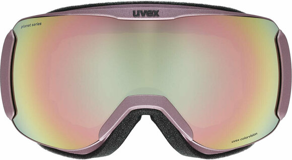 Masques de ski UVEX Downhill 2100 CV Antique Rose/Mirror Rose/CV Green Masques de ski - 2