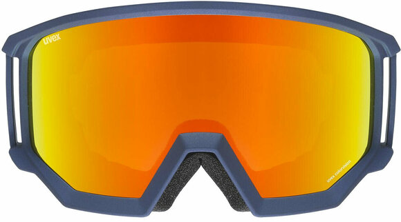 Ski Brillen UVEX Athletic CV Ski Navy Mat/Mirror Orange/CV Green Ski Brillen - 2