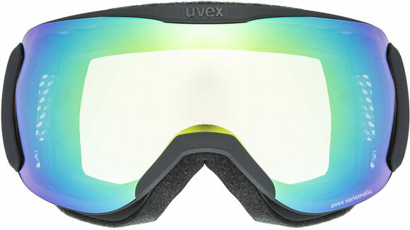 Ski Brillen UVEX Downhill 2100 V Black Mat/Variomatic Mirror Green Ski Brillen - 2