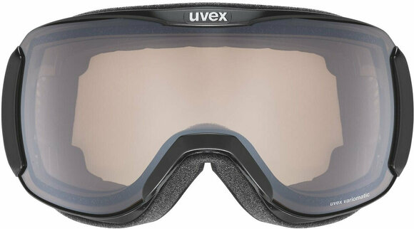 Masques de ski UVEX Downhill 2100 V Black/Variomatic Mirror Silver Masques de ski - 2
