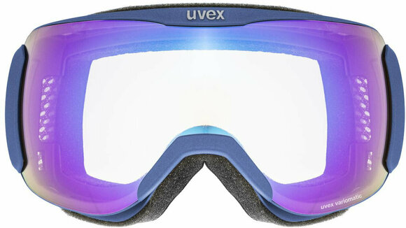 Ski-bril UVEX Downhill 2100 V Navy Mat/Variomatic Mirror Blue Ski-bril - 2