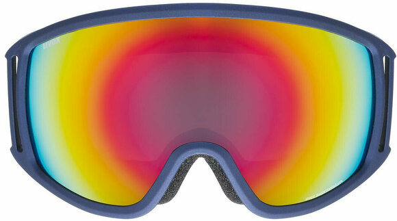 Ski Brillen UVEX Topic FM SPH Navy Mat/Mirror Rainbow Ski Brillen - 2