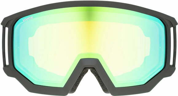 Lyžařské brýle UVEX Athletic FM Black Mat/Mirror Green Lyžařské brýle - 2